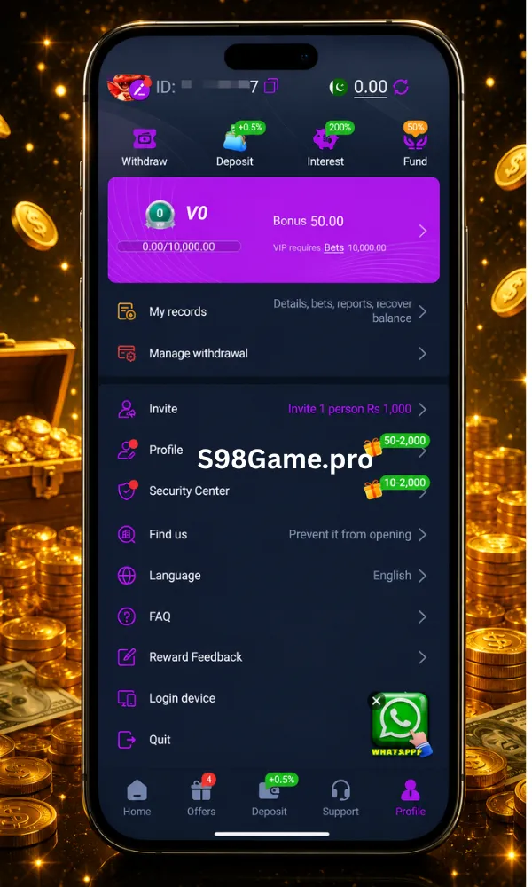 S98 Game support